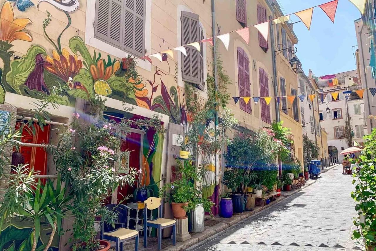 Le Perchoir - Terrasse & Clim Au Coeur Du Panier Apartment Marseille Bagian luar foto