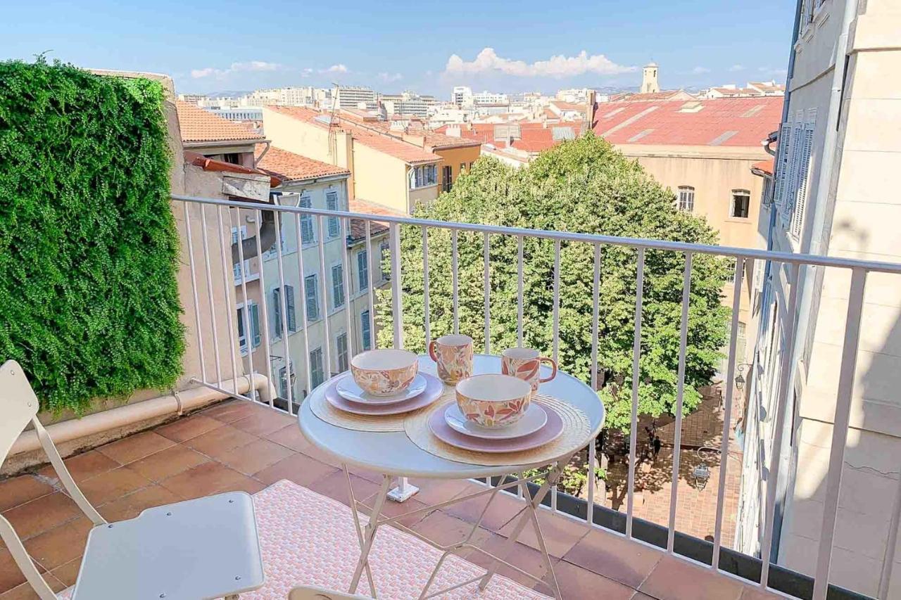 Le Perchoir - Terrasse & Clim Au Coeur Du Panier Apartment Marseille Bagian luar foto